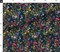 Victorian Botanical Garden Honeybees Chinoiserie Jewel Tones Pollinators Custom Printed Fabric by Spoonflower Various Fabrics by the Yard or Fat Quarter